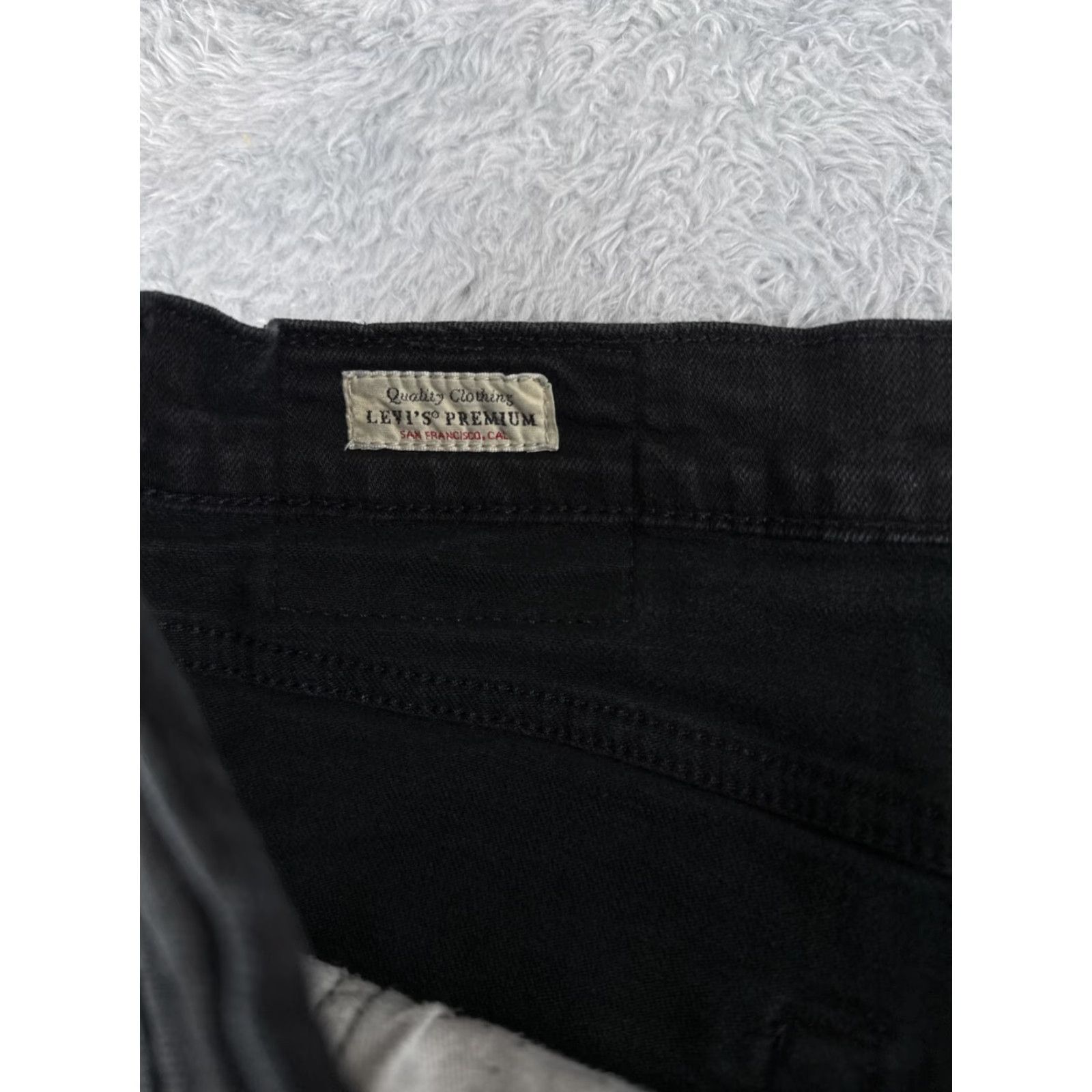 Levi's Levi's Jeans Adult 34 Black Denim 502 Cotton Blend 32x28 Straight Big E Size US 34 / EU 50 - 6 Thumbnail