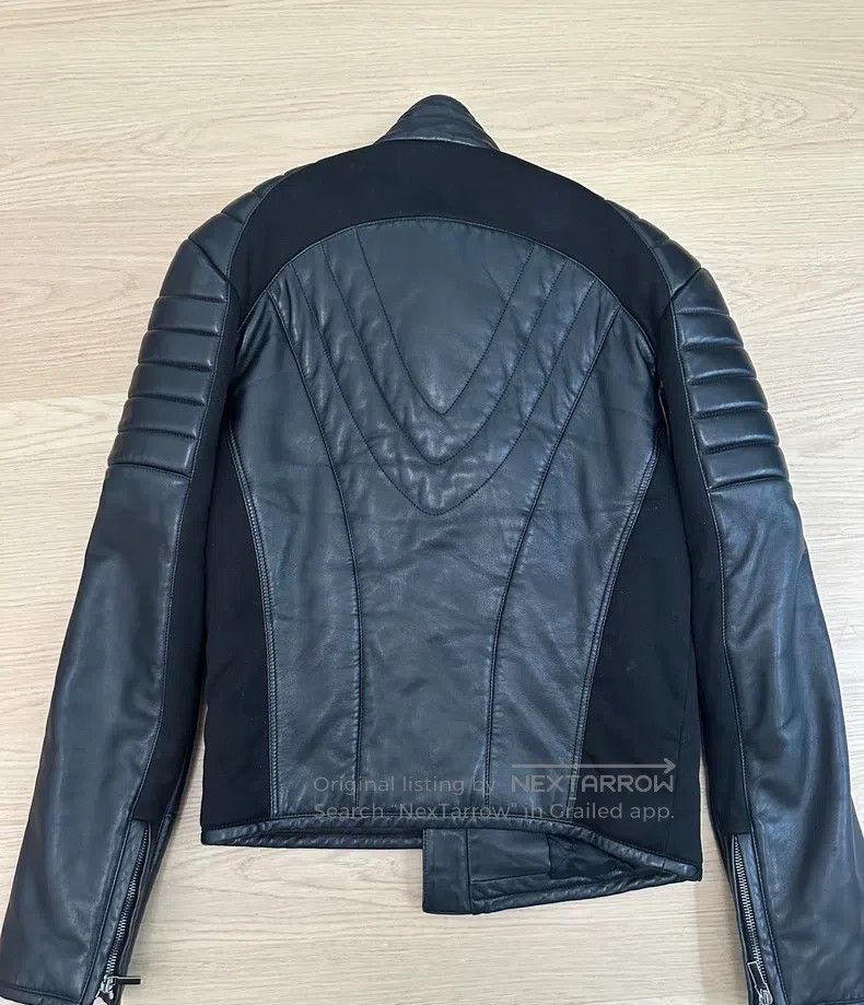 Versace Versace Genuine leather motorcycle short jacket jacket Size US S / EU 44-46 / 1 - 2 Thumbnail