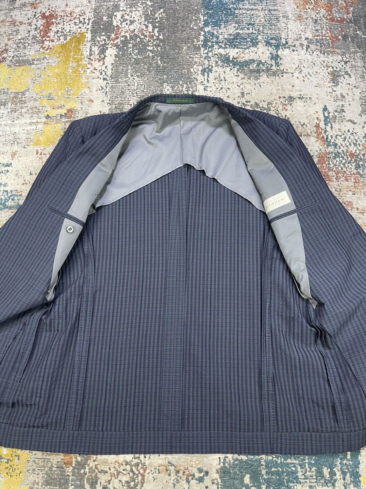 Carven Carven Paris Loisir Waffle Woven Blazers Size US M / EU 48-50 / 2 - 5 Thumbnail