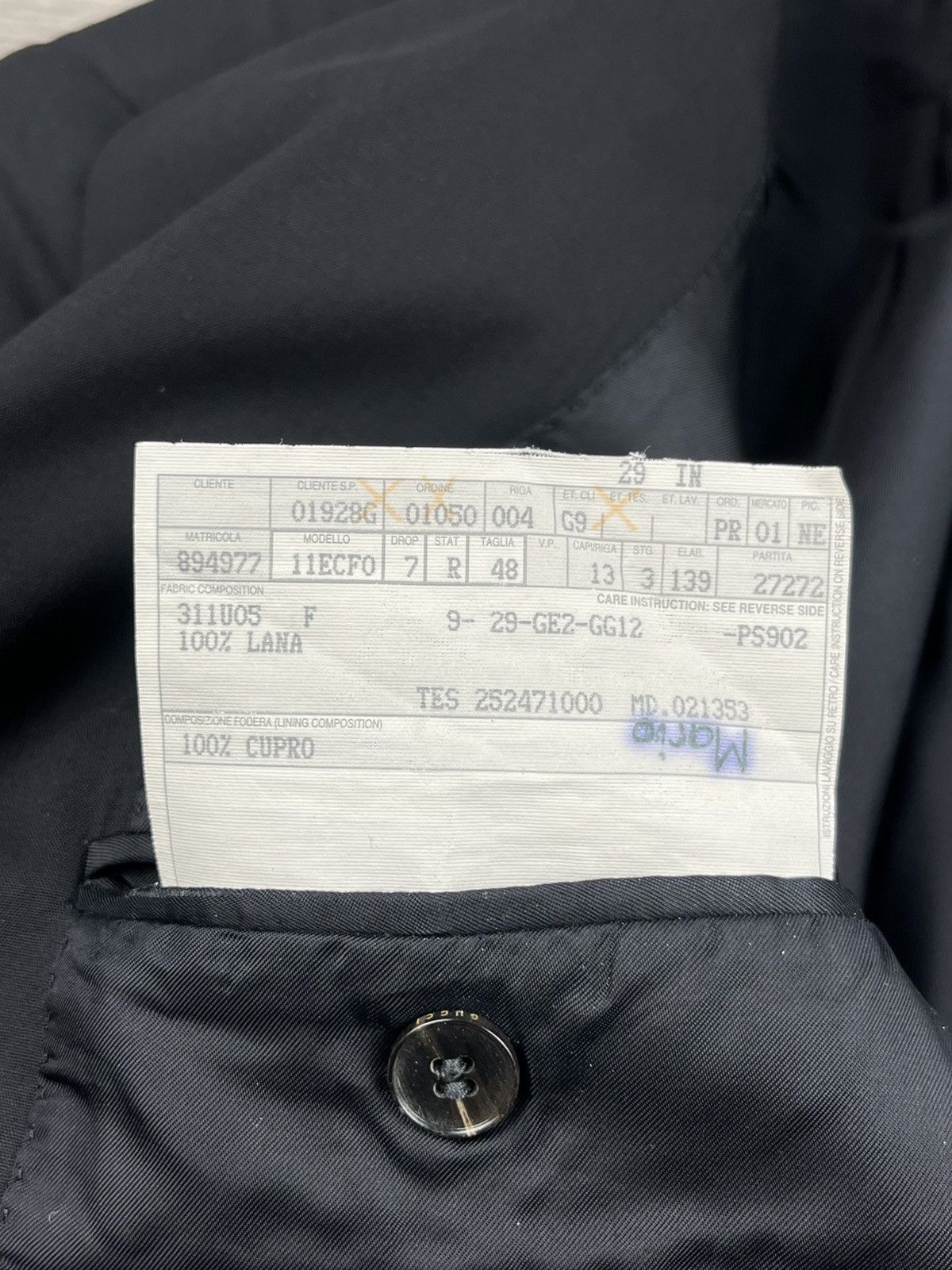 Gucci × Tom Ford Gucci by Tom Ford Black Wool Pocket Blazer Jacket Size US M / EU 48-50 / 2 - 6 Thumbnail