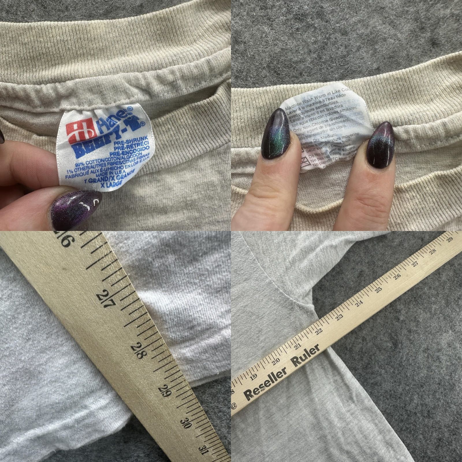 Hanes VINTAGE Sarasota Florida Lighthouse Shirt Mens XL Gray Hanes Pocket 90s Beach Map Mens XL Gray Nautical Travel 1990s Size US XL / EU 56 / 4 - 8 Thumbnail