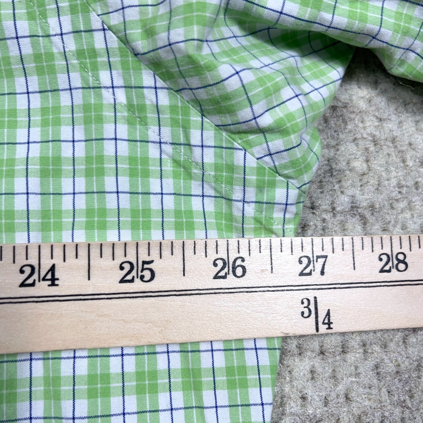 Ralph Lauren Ralph Lauren Shirt Men XL Green Plaid Button-Up Classic Fit Camp Poplin Size US XL / EU 56 / 4 - 7 Thumbnail