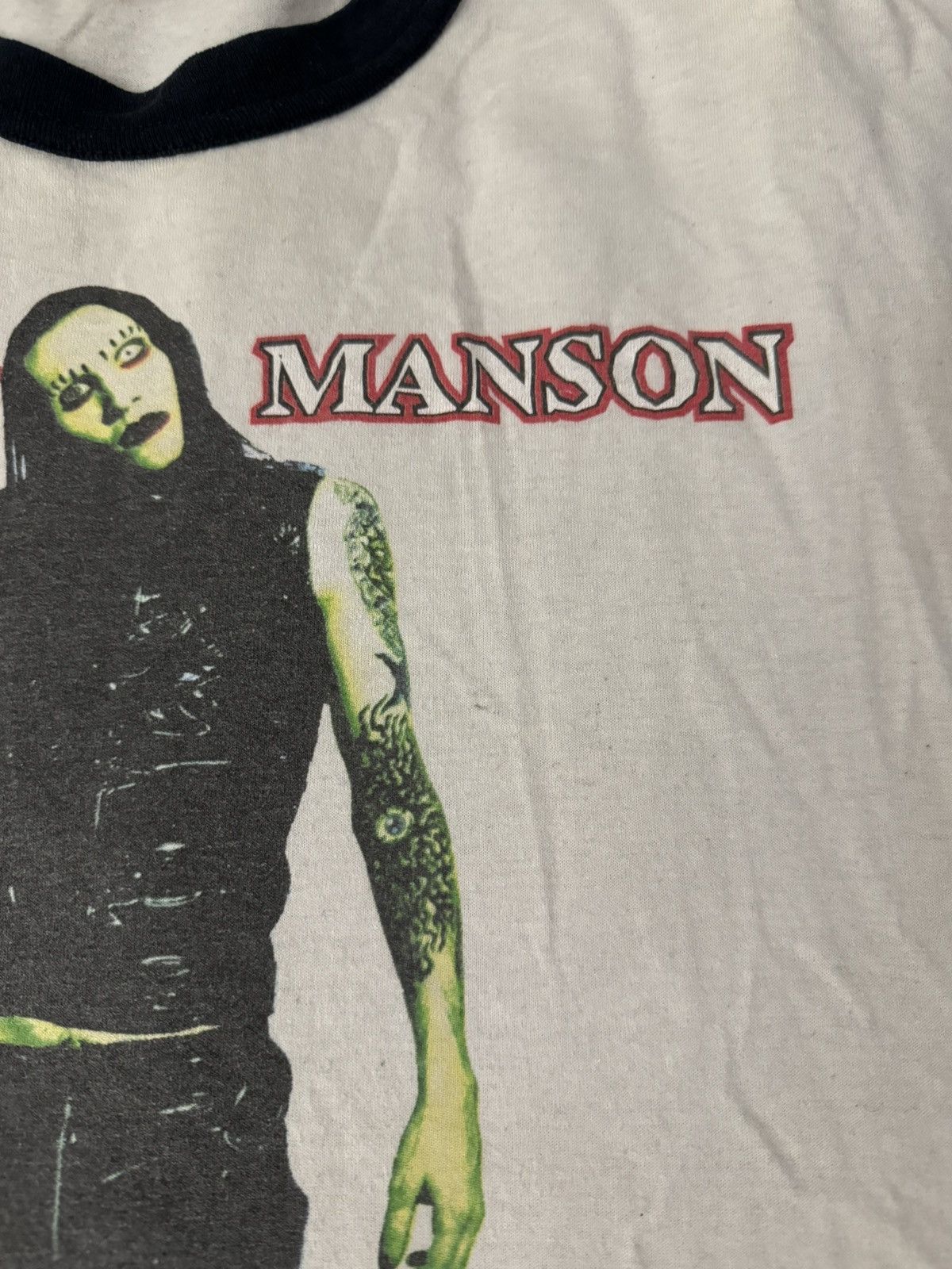 Vintage Marilyn Manson Antichrist Superstar Concert T Shirt 1996 Size US XL / EU 56 / 4 - 5 Thumbnail