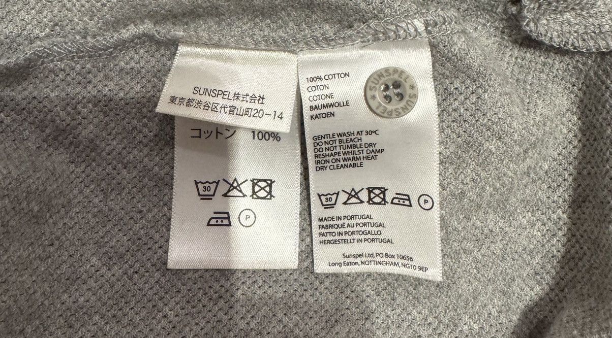 Sunspel Riviera Polo - Grey Melange Size US S / EU 44-46 / 1 - 4 Thumbnail