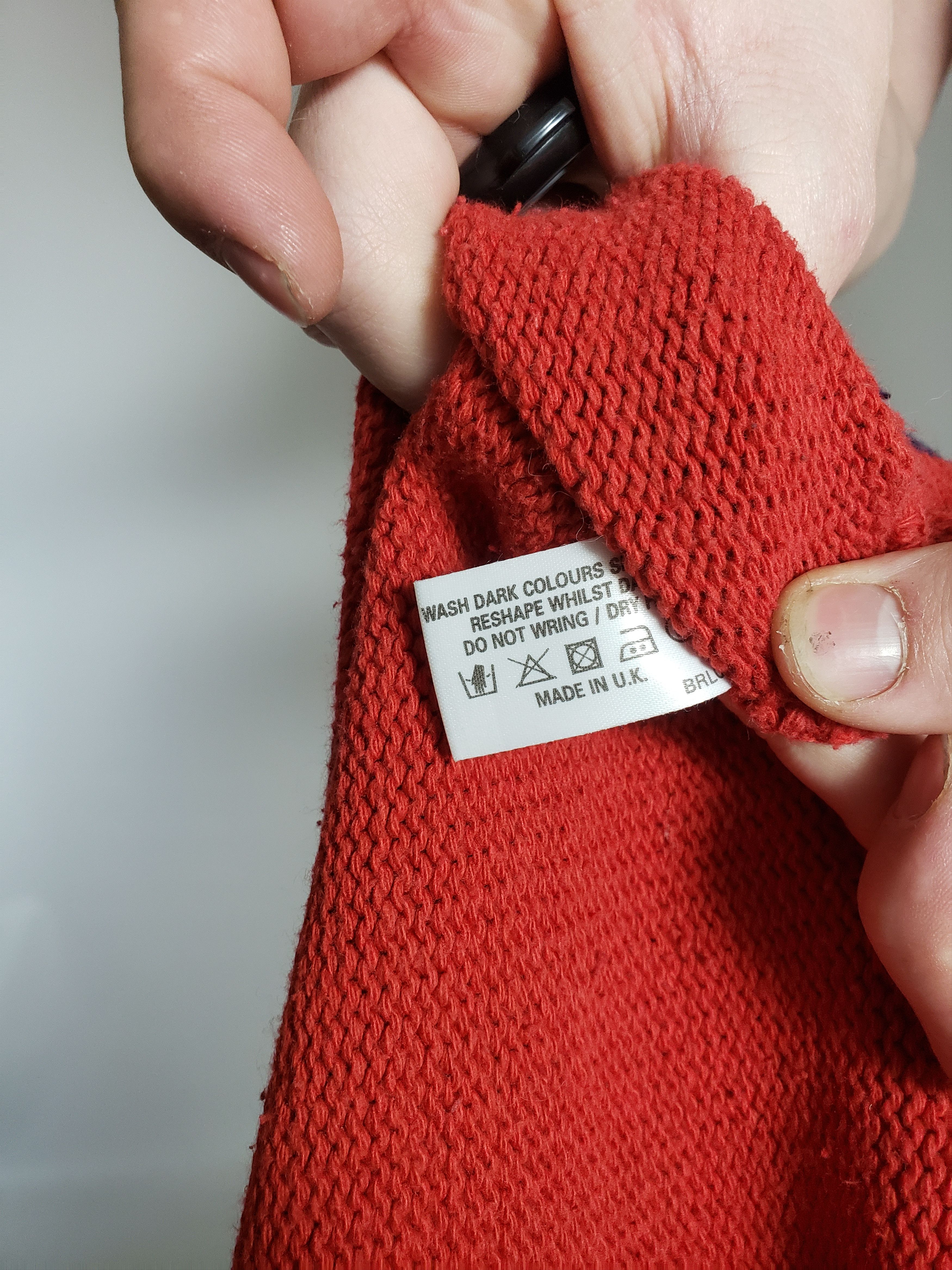 Fila × Vintage FILA Vintage knitted sweater Front Big Logo | Small |Red Size US S / EU 44-46 / 1 - 9 Thumbnail