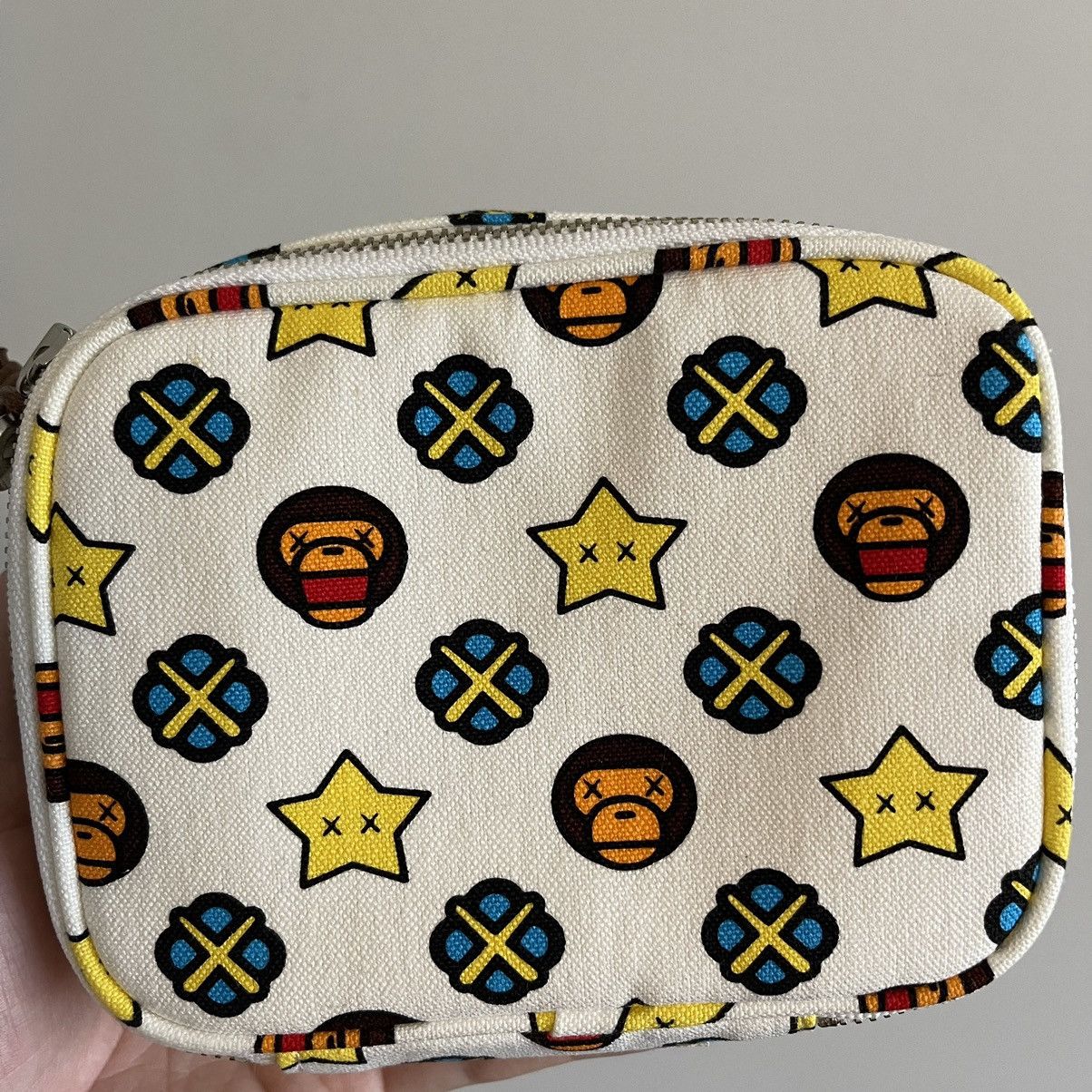 Bape × Kaws OG Bape x Kaws Monogram Mini Pouch Bag Size ONE SIZE - 2 Thumbnail