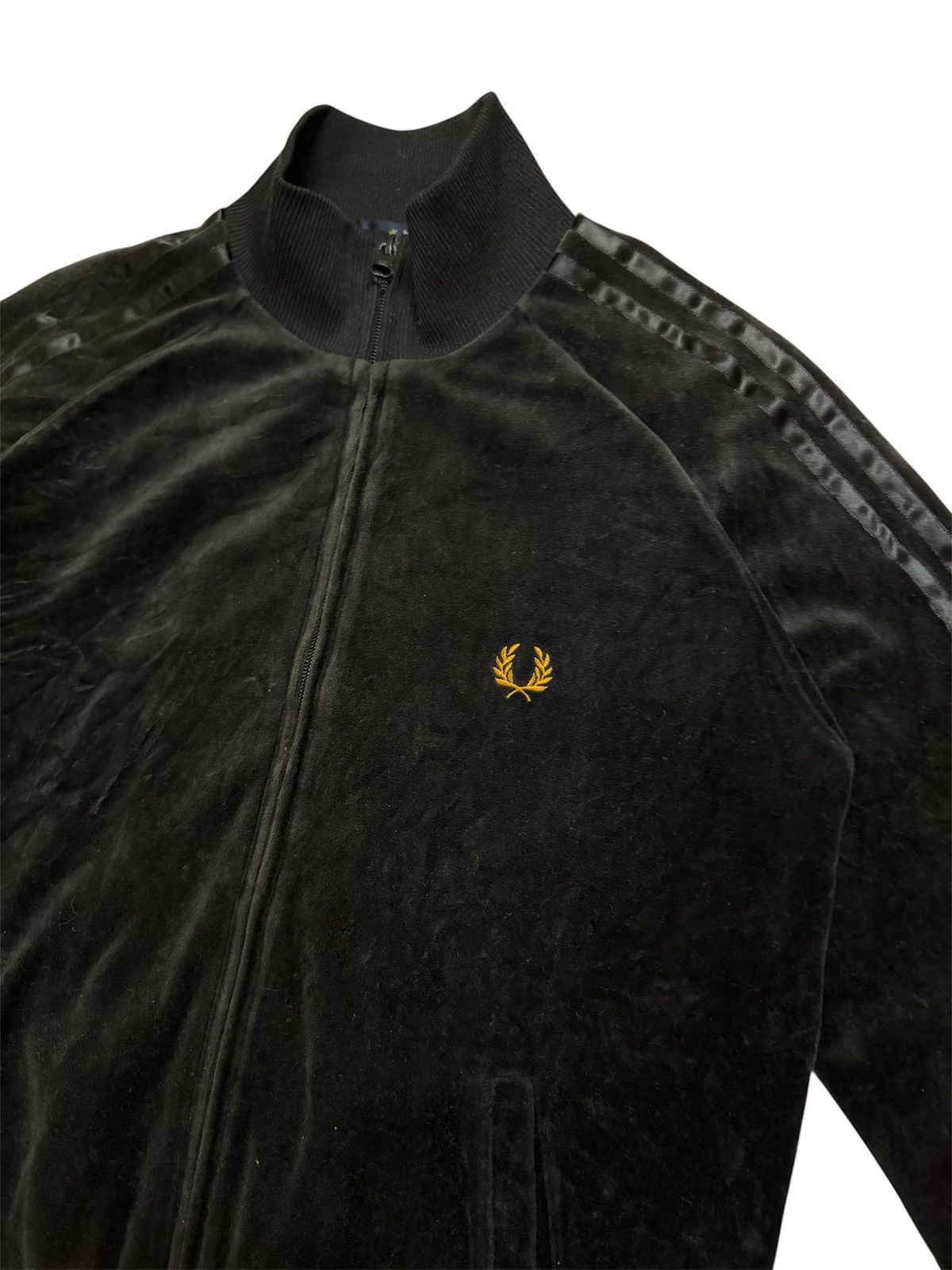 Fred Perry Fred Perry Velour Track Jacket Size US M / EU 48-50 / 2 - 2 Thumbnail