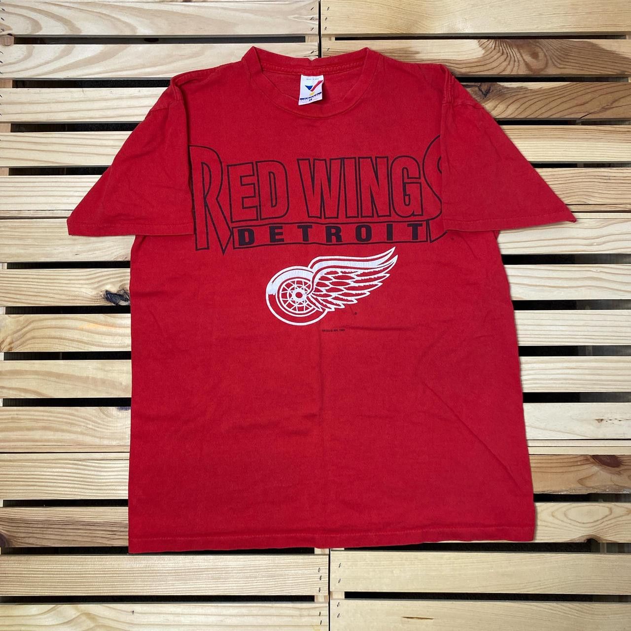 Other Vintage NHL Detroit Redwings 1992 Red Hocket Tee Size Large Size US L / EU 52-54 / 3 - 1 Thumbnail