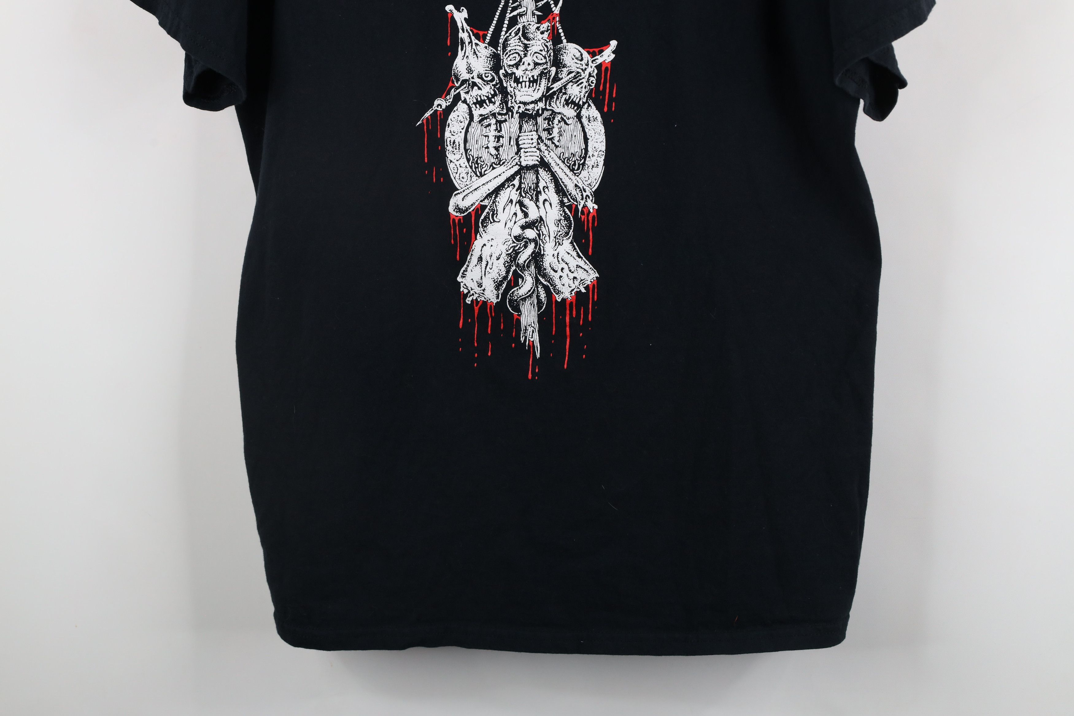 Vintage Streetwear Zombie Gored Embrace Metal Band T-Shirt Black Size US XL / EU 56 / 4 - 3 Thumbnail