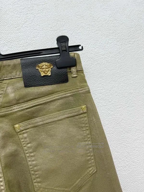 Versace Versace Casual Olive Green Denim Pants . Size US 26 / EU 42 - 6 Thumbnail