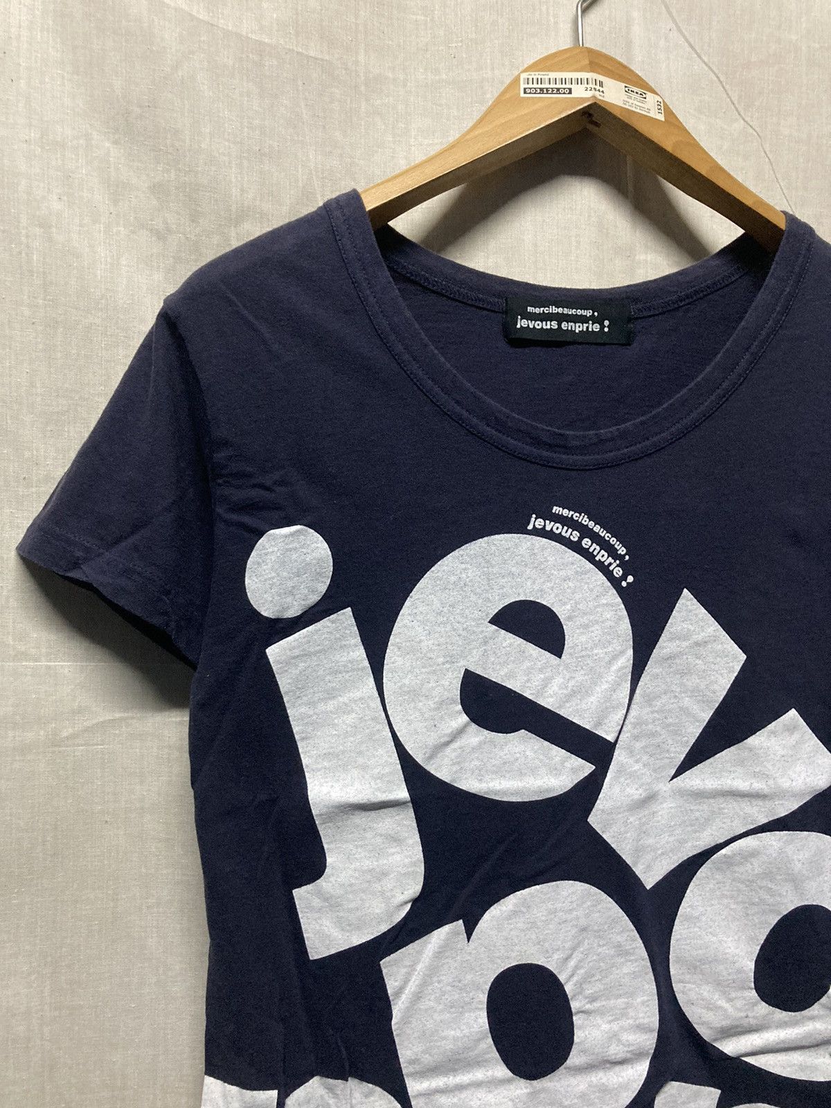Issey Miyake × mercibeaucoup Mercibeaucoup Issey Miyake Navy Tee Size XS / US 0-2 / IT 36-38 - 1 Thumbnail