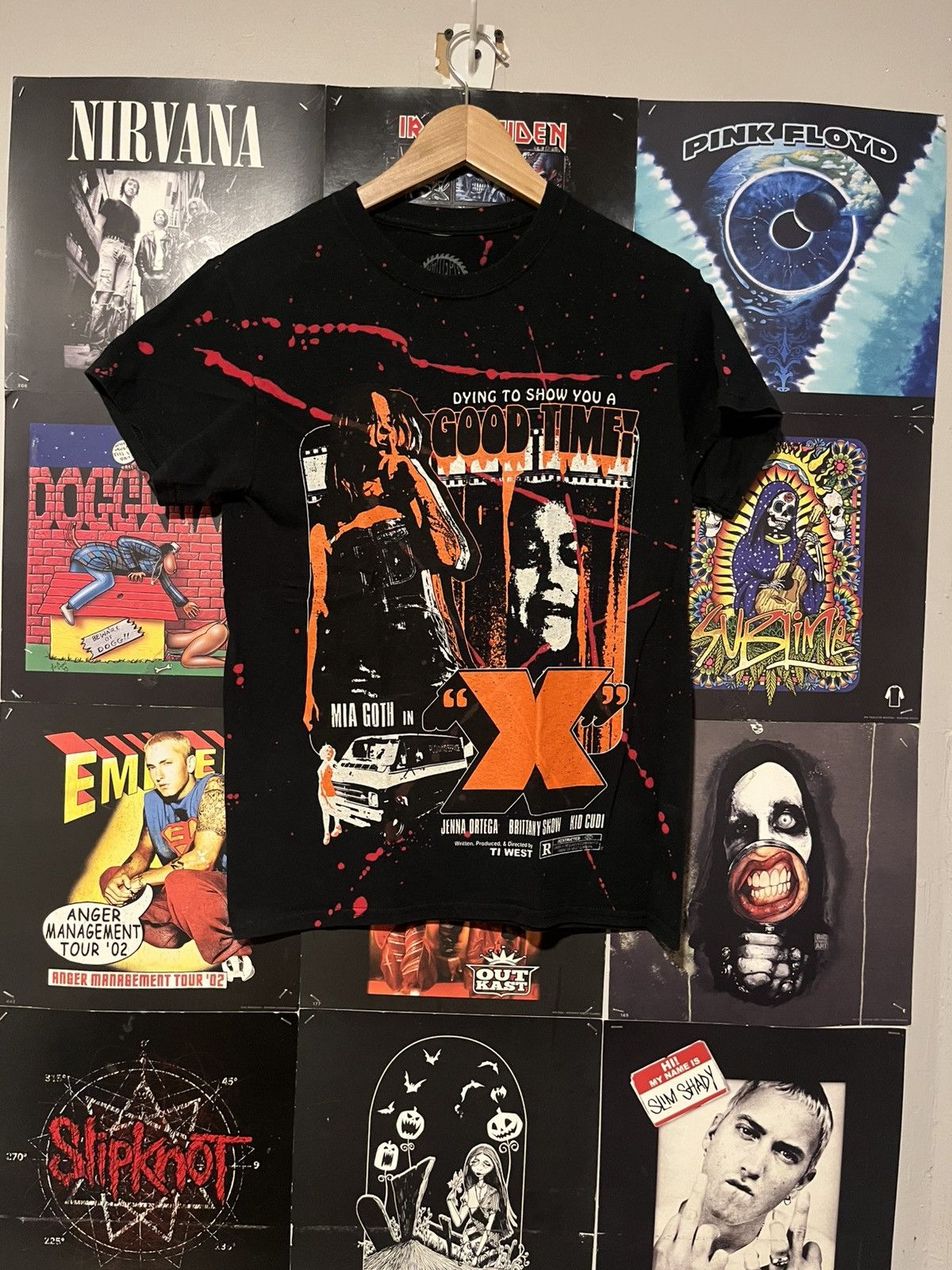 A24 Y2K 2022 A24 X Movie All over Print splatter Tee/ Shirt Size S / US 4 / IT 40 - 1 Thumbnail