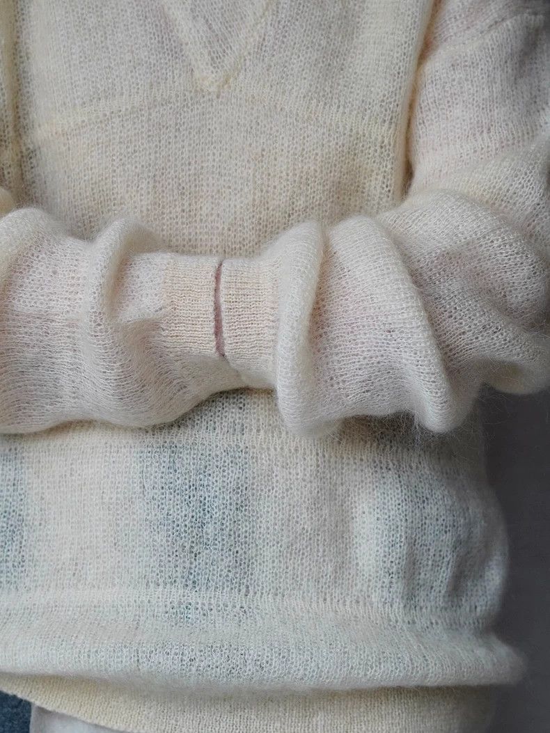 Other Issey Miyake Cream-colored knitted top Size M / US 6-8 / IT 42-44 - 2 Thumbnail