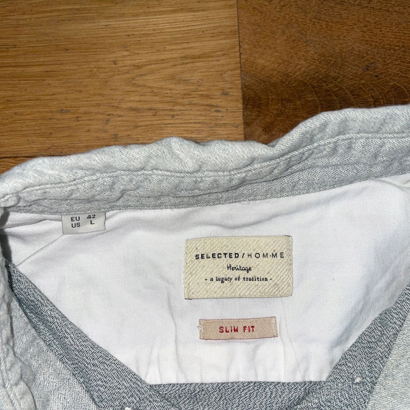 Selected Homme Selected/homme Men's Fashionable Elegant Cotton Shirt Size L Size US L / EU 52-54 / 3 - 3 Thumbnail