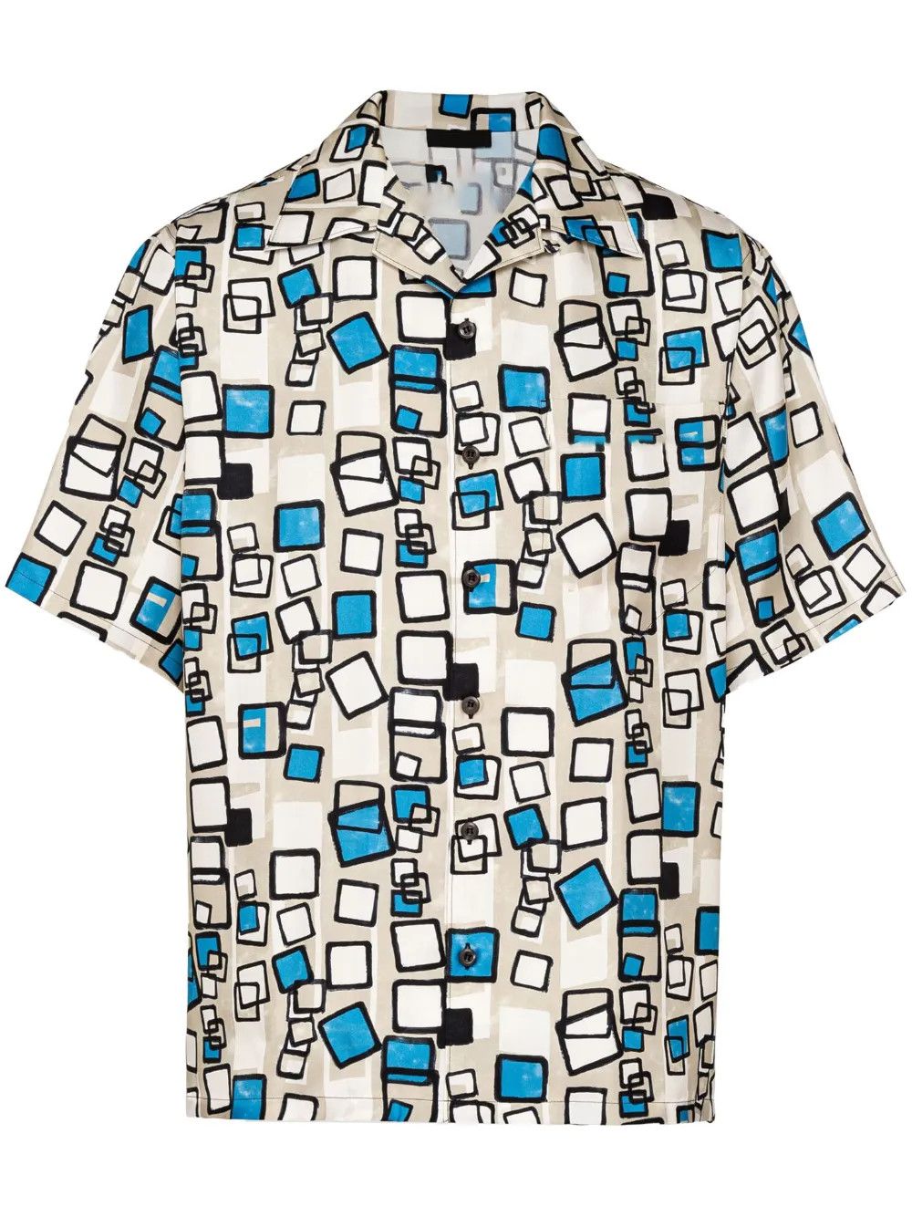 Designer Men’s Blue Short-Sleeved Shirt Size US L / EU 52-54 / 3 - 1 Thumbnail