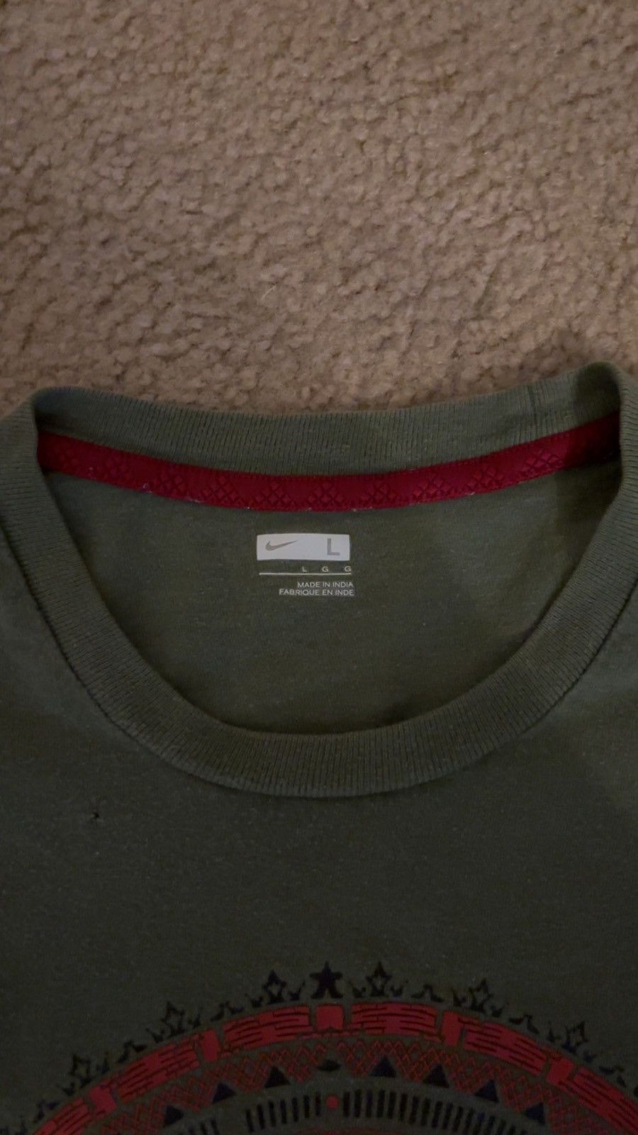 Nike Green and red lion shirt Size US L / EU 52-54 / 3 - 3 Thumbnail