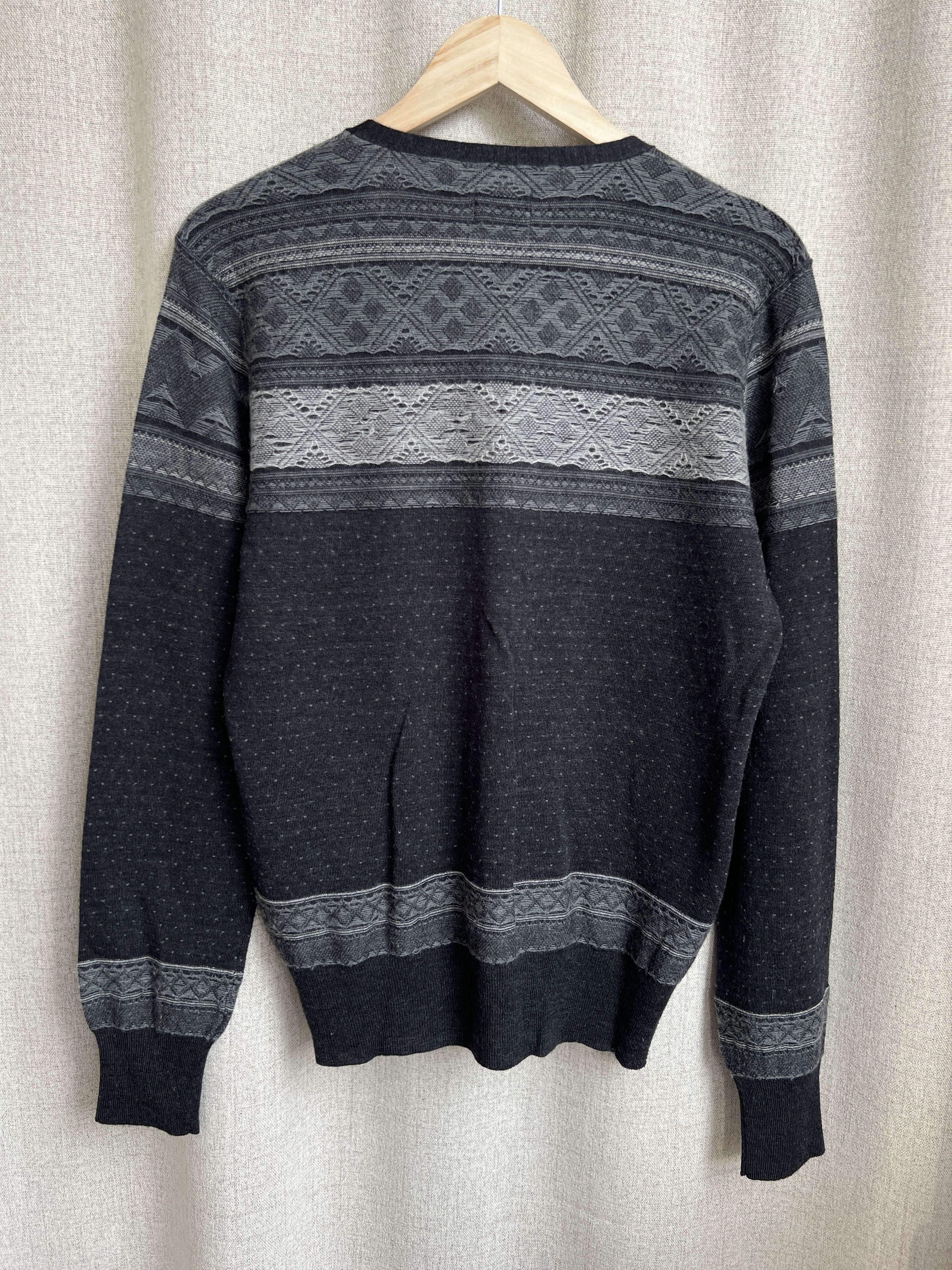 Allsaints Allsaints Yorvik Cable Knitted Wool Cardigan Sweater Size US S / EU 44-46 / 1 - 3 Thumbnail