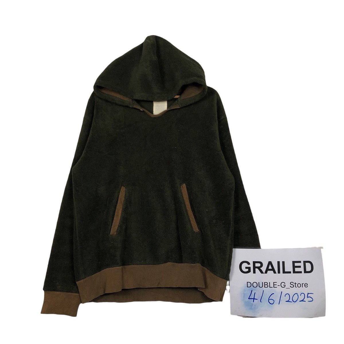 Japanese Brand 📌Rich Green Hoodie Pull Over Sweater Japan Size US L / EU 52-54 / 3 - 1 Thumbnail