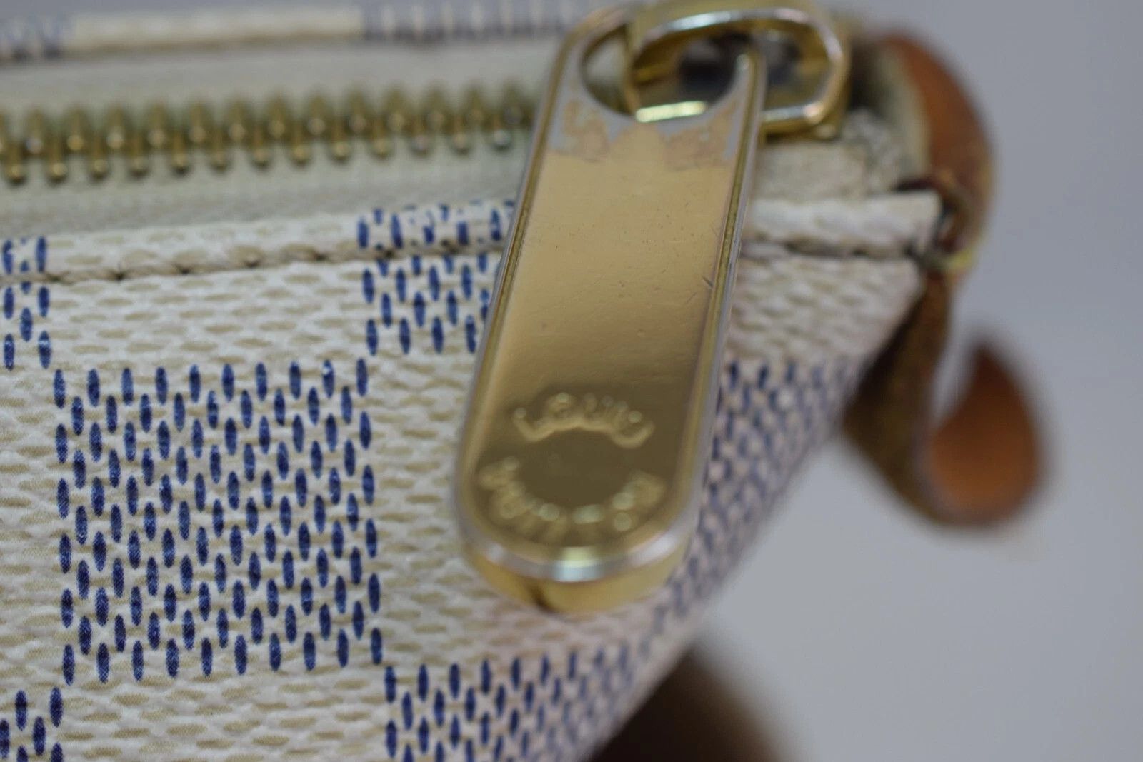 Louis Vuitton Auth Louis Vuitton Totally PM Tote Bag Azur Canvas N51261 Size ONE SIZE - 17 Thumbnail