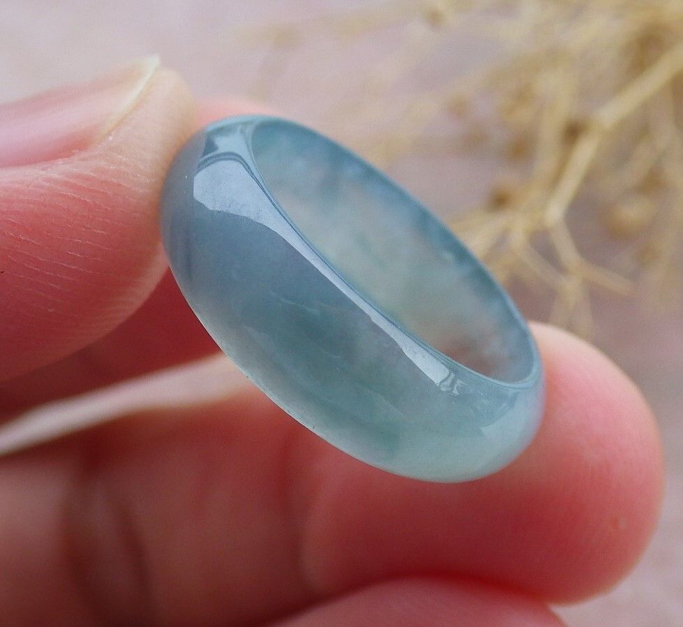 Other 108606 VS Certified ICY Jadeite Jade Green RING Circle NO.5 Size ONE SIZE - 4 Thumbnail