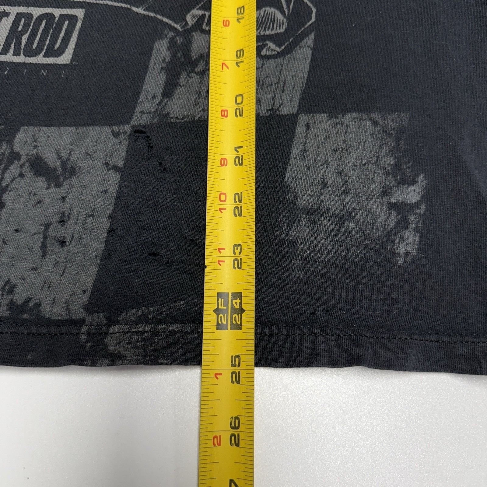 Other Hot Rod Clothing T Shirt Mens Medium Faded Black All Over Pr Size US M / EU 48-50 / 2 - 13 Thumbnail