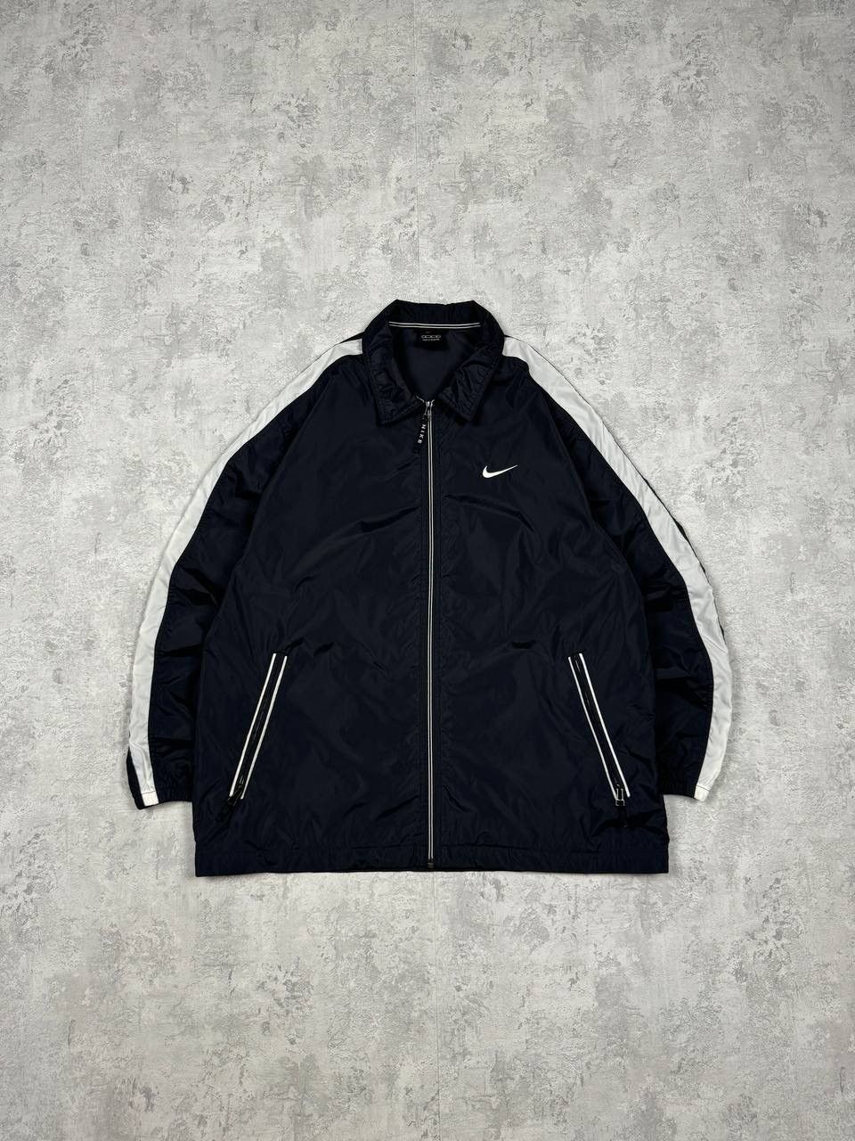 Nike Vintage Nike Y2K Nylon Drill Track Jacket Size US M / EU 48-50 / 2 - 1 Thumbnail