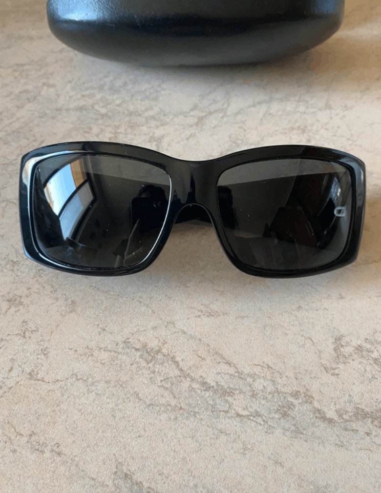 Prada PRADA Sunglasses Rectangle Wrap Shield Metal Symbole RI919 Size ONE SIZE - 2 Thumbnail