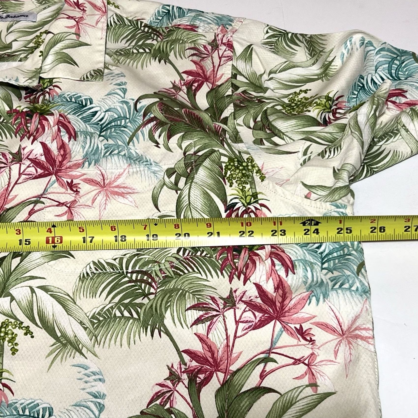 Tommy Bahama Tommy Bahama Mens XL Floral Silk Hawaiian Camp Shirt Button Front Short Sleeve Multicolor Size US XL / EU 56 / 4 - 6 Thumbnail