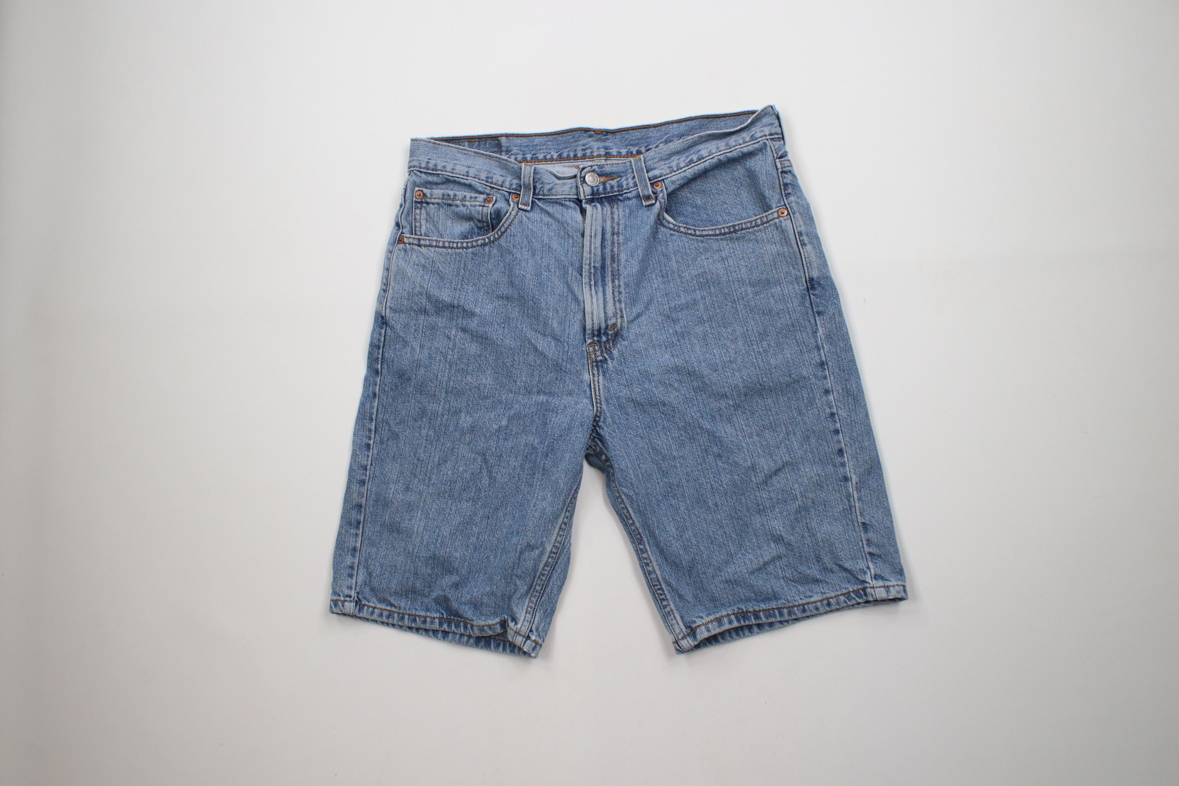 Levi's × Vintage Vintage Y2K Levis 505 Regular Fit Denim Jean Shorts Jorts Size US 34 / EU 50 - 1 Thumbnail
