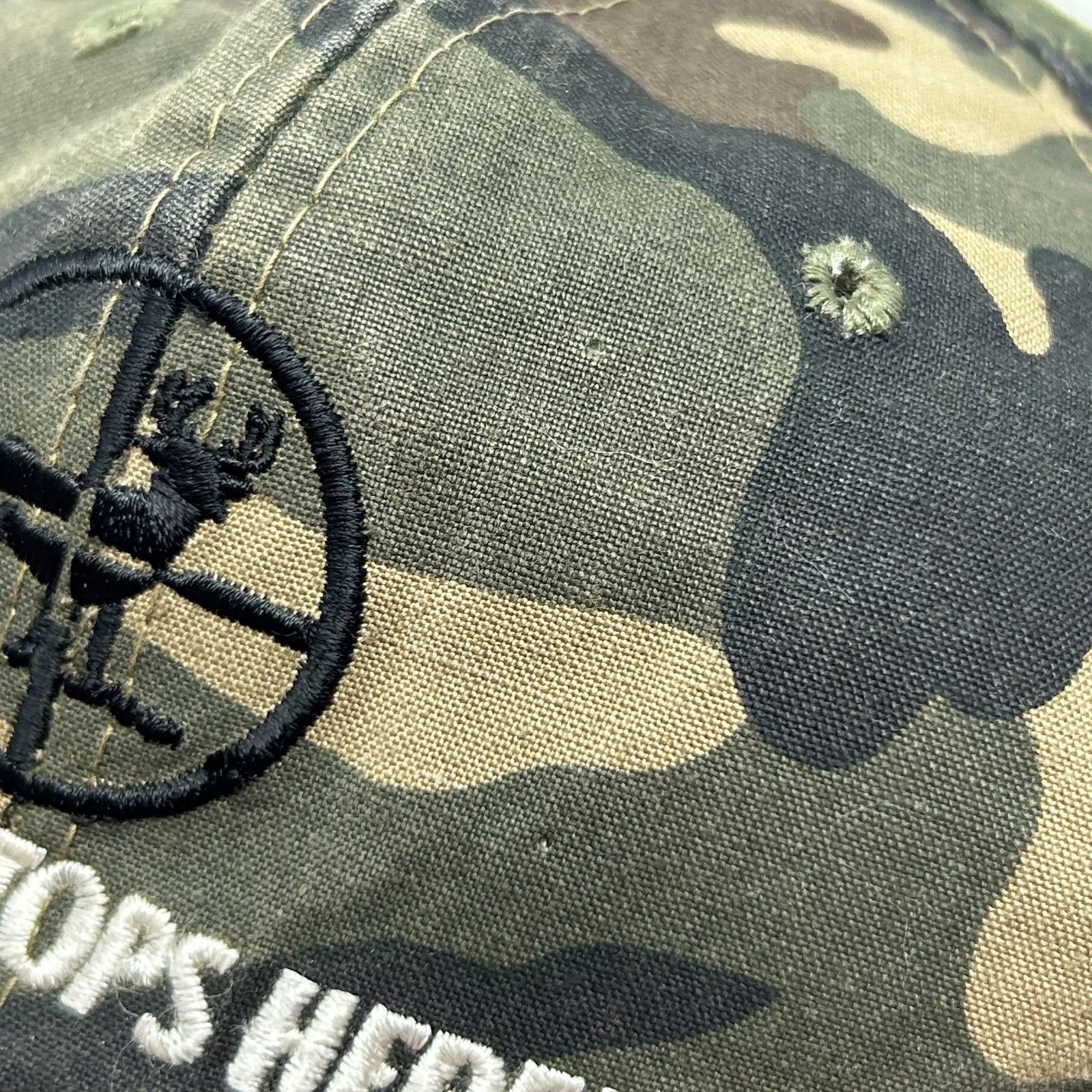 Vintage Vintage 90s Buck Stops Here Hat Baseball Cap Hunting Camo Size ONE SIZE - 8 Thumbnail
