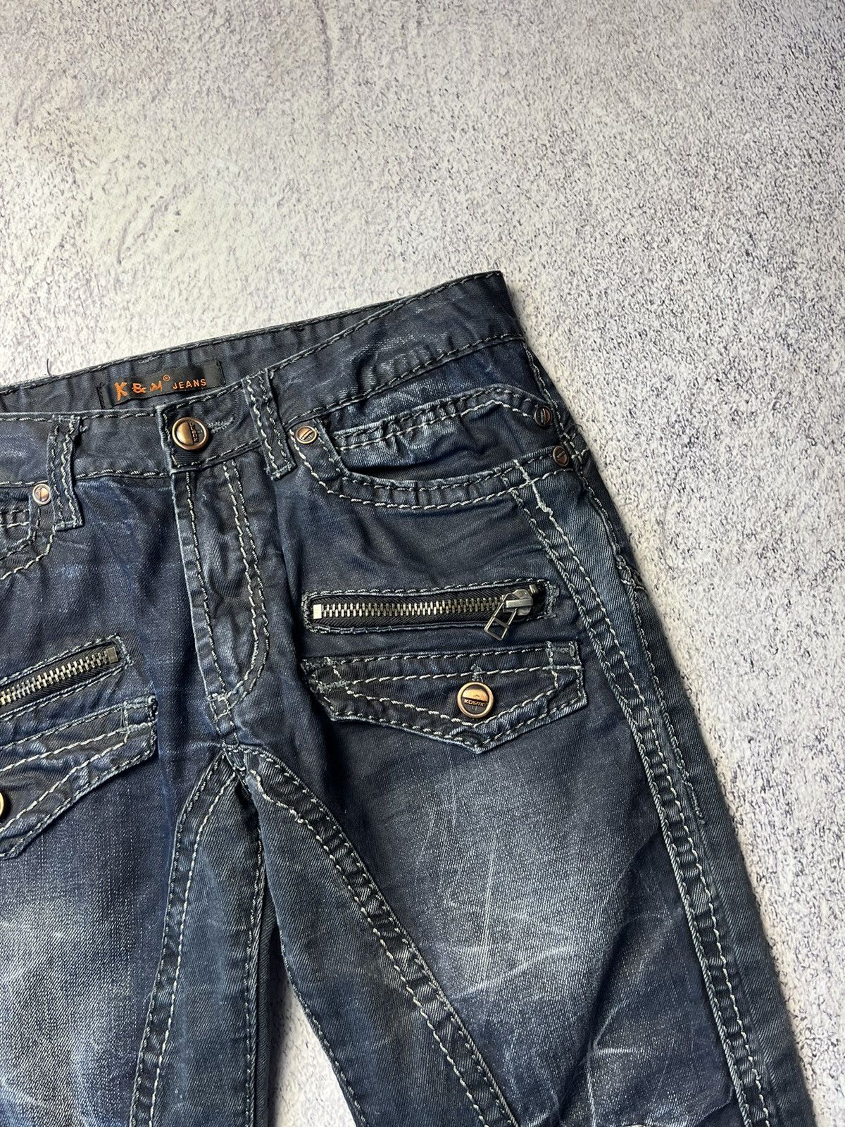 Japanese Brand 0Os VINTAGE Avant Garde Japanese Style Baggy Pants Y2K Size US 32 / EU 48 - 4 Thumbnail
