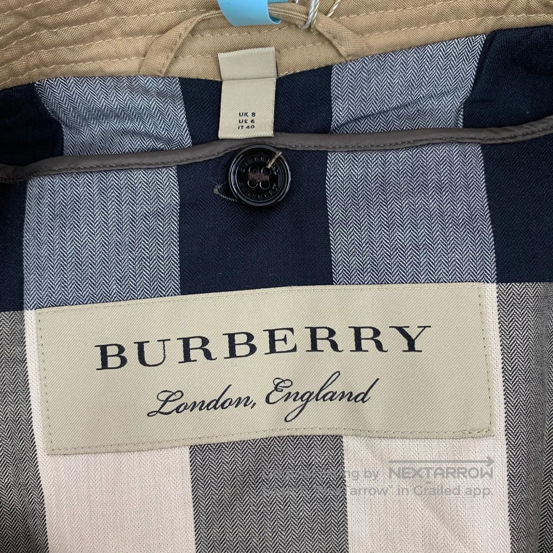 Burberry Burberry Brown Cotton Reversible Collar Hooded Double Brea Size S / US 4 / IT 40 - 5 Thumbnail
