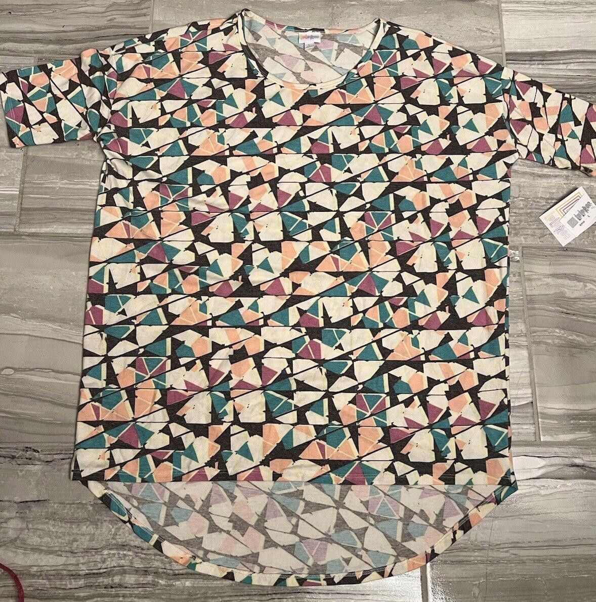 Designer NWT Lularoe Oversize Top Large MULTICOLOR Size L / US 10 / IT 46 - 1 Thumbnail