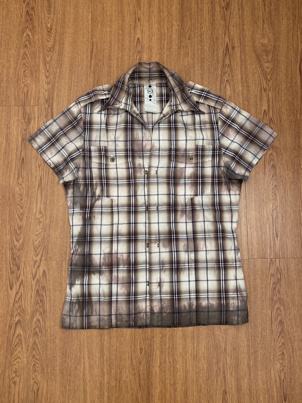 If Six Was Nine Four Valley dyed plaid shirt Size US L / EU 52-54 / 3 - 1 Thumbnail