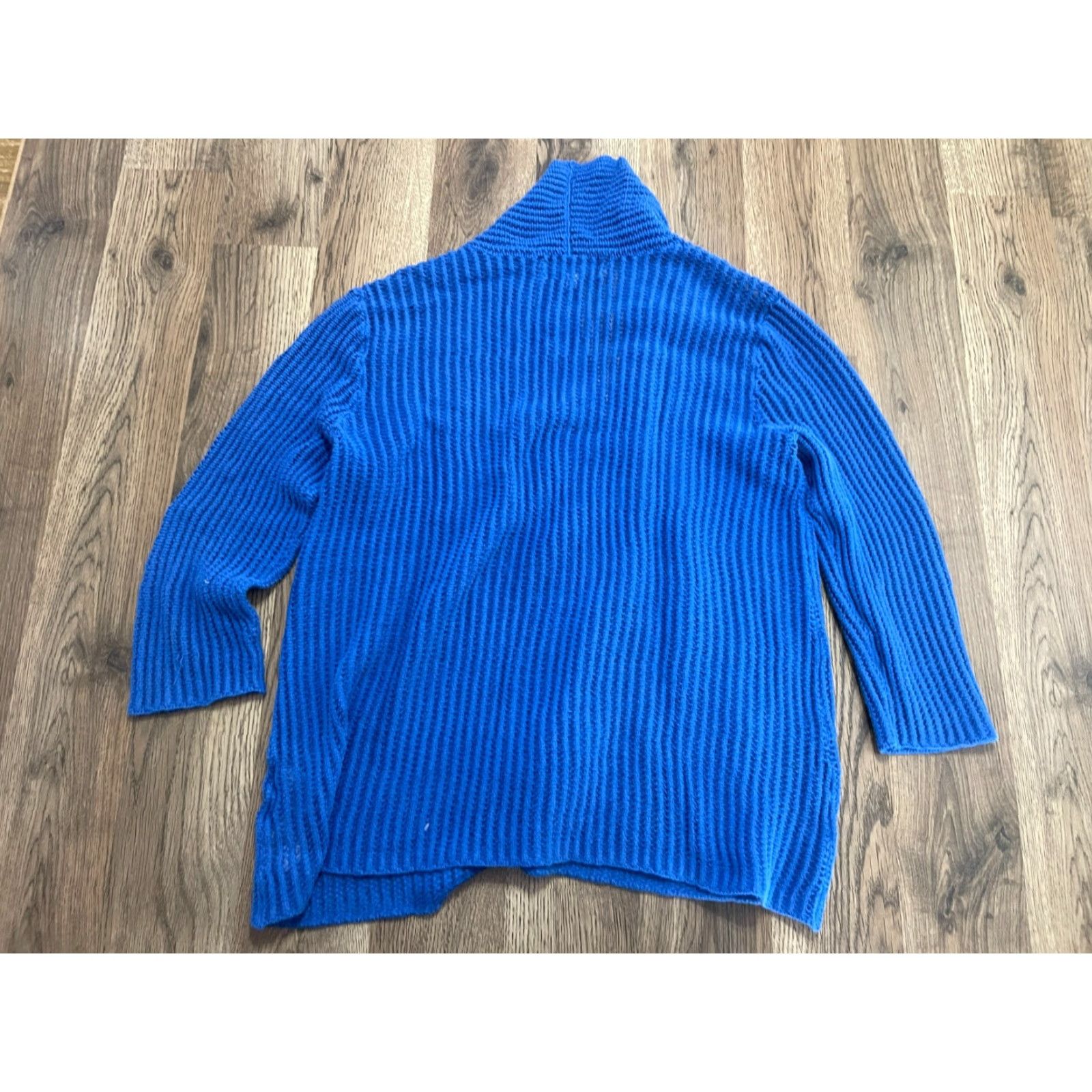 Jones New York Jones New York Sweater Cardigan Women's Large Blue Open Long Sleeve Knit Regular Size L / US 10 / IT 46 - 2 Thumbnail