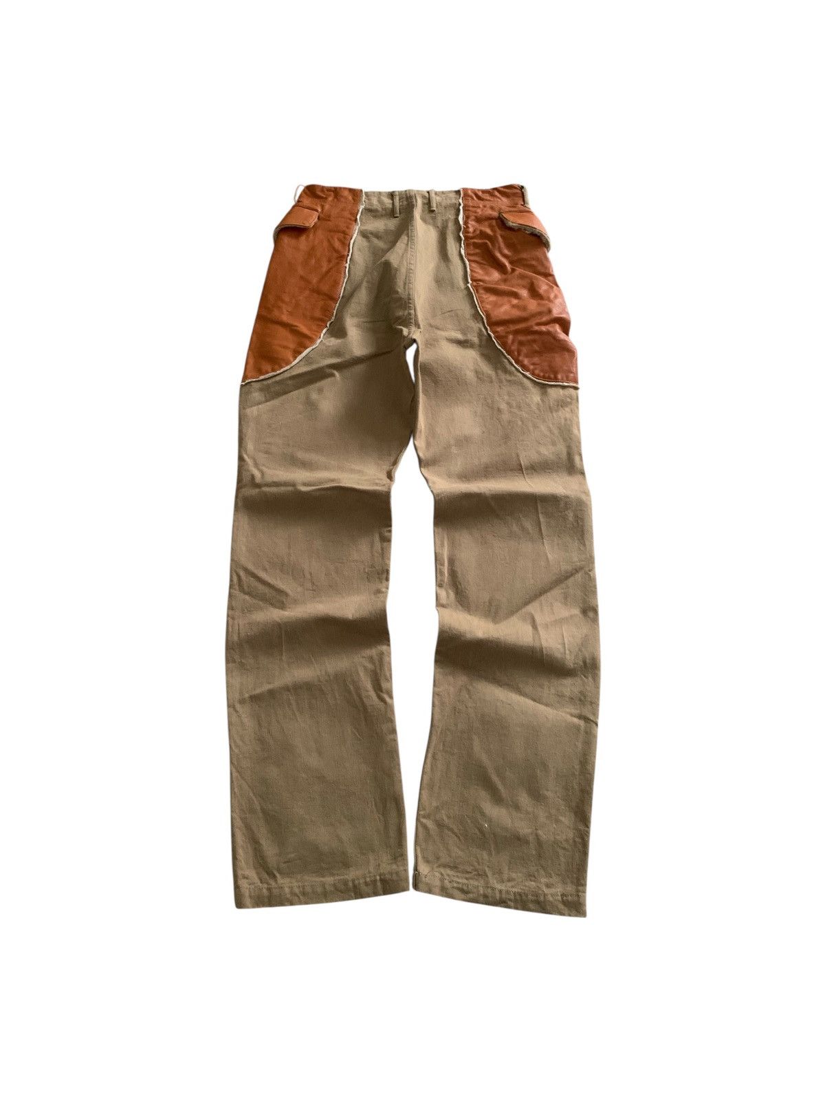 Kapital Rare Kapital Hiro Hirata Mixed Leather Pocket Pants Size US 32 / EU 48 - 11 Thumbnail