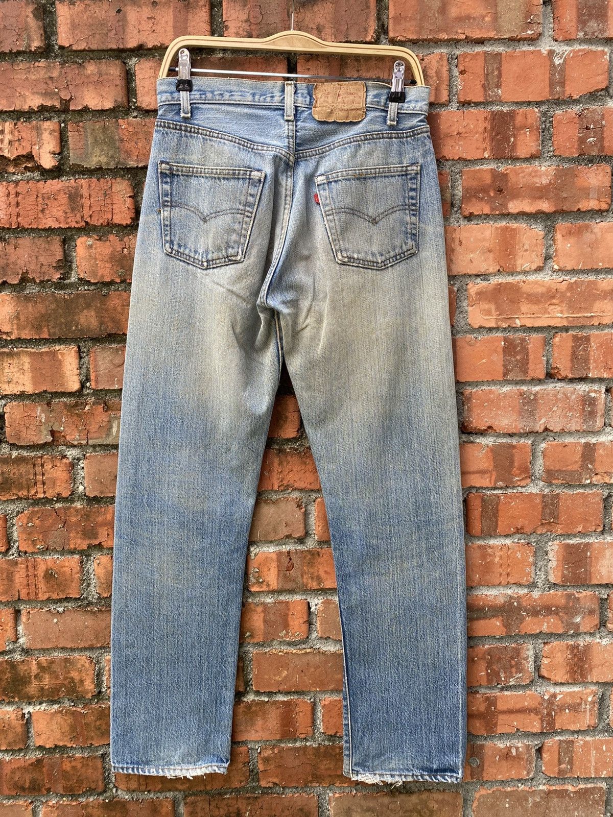 Levi's Vintage Clothing W31x31 Vintage levi's 501 made in USA distressed denime Size US 31 - 2 Thumbnail