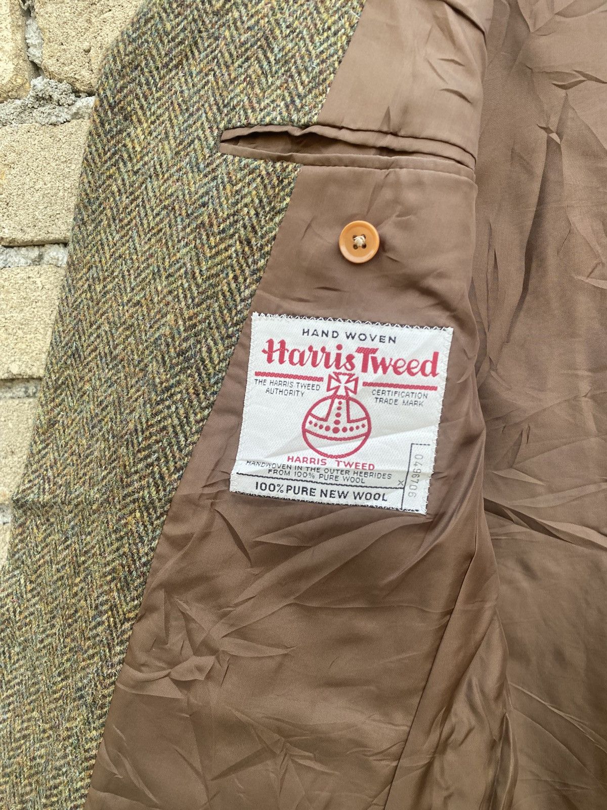 Issey Miyake Issey Miyake X Harris Twees Herringbone Twill Blazers Size 42R - 9 Thumbnail