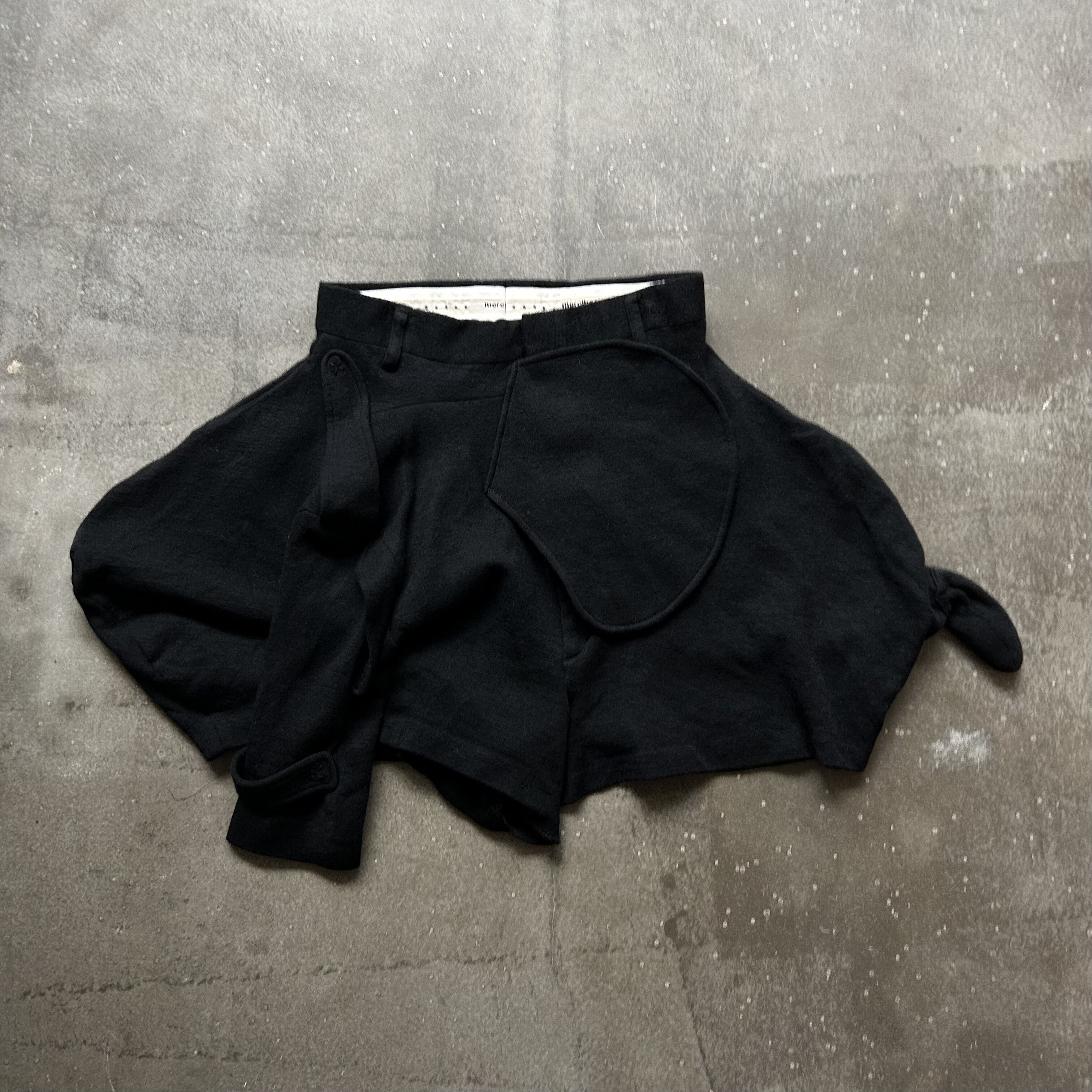mercibeaucoup unique asymmetric black skirt Size 30" / US 8 / IT 44 - 1 Thumbnail