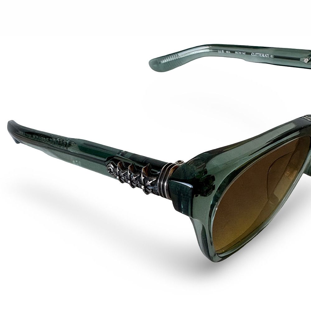Chrome Hearts Clitterati Sunglasses - Green Size ONE SIZE - 9 Thumbnail