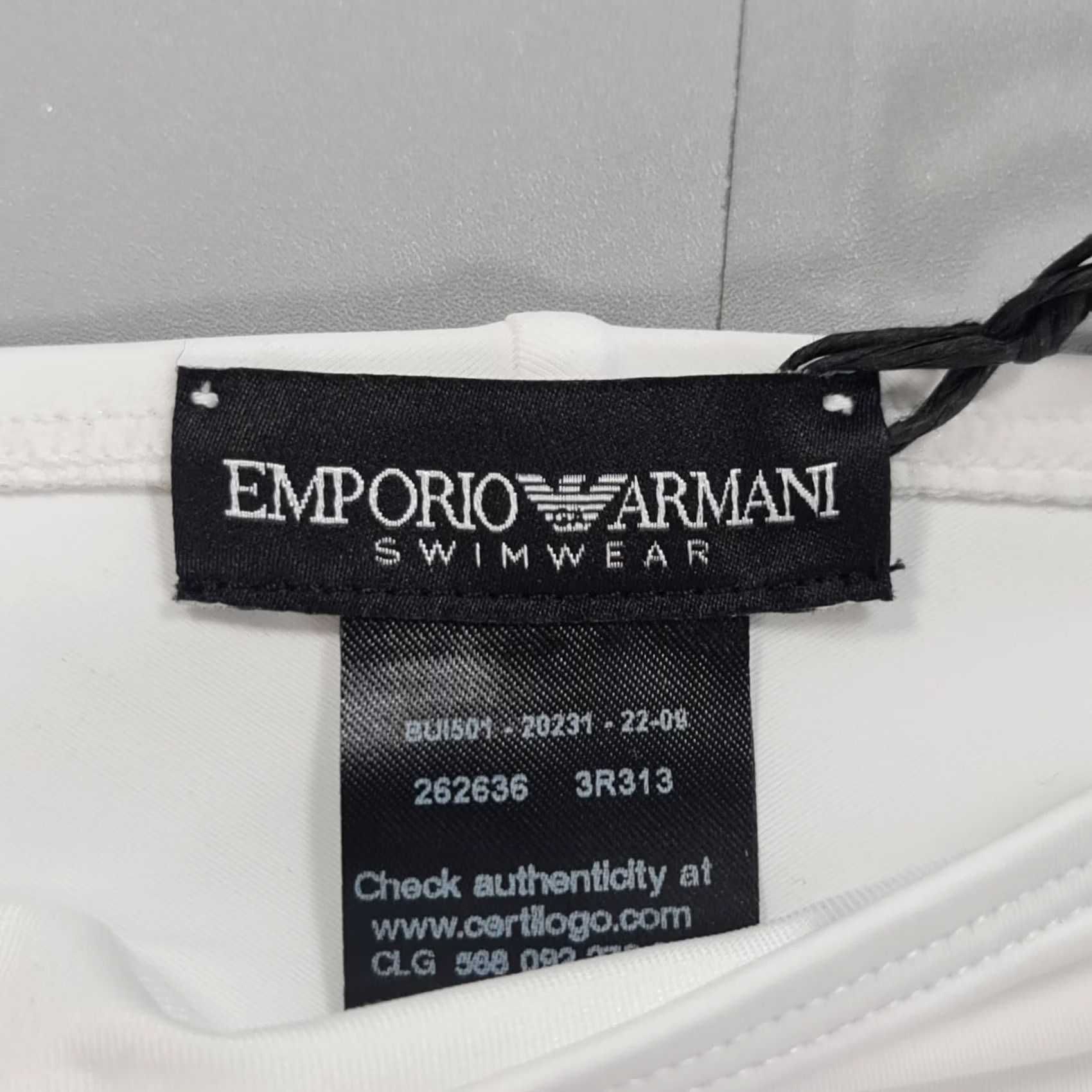 Emporio Armani Emporio Armani Womens Bikini Bottom White Large Size 36" / US 14 / IT 50 - 3 Thumbnail