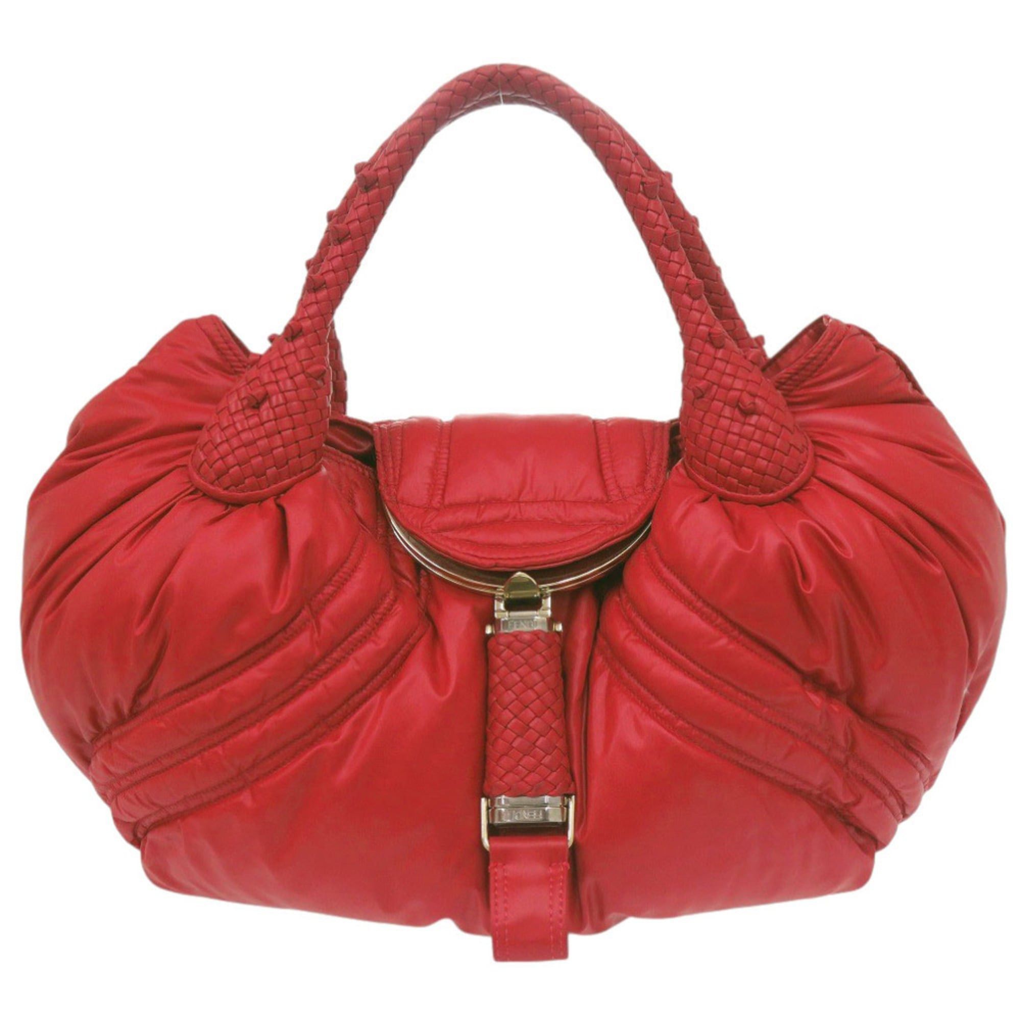 Fendi Fendi x Moncler Spy Bag Handbag Nylon Leather Red 2180 Size ONE SIZE - 1 Thumbnail