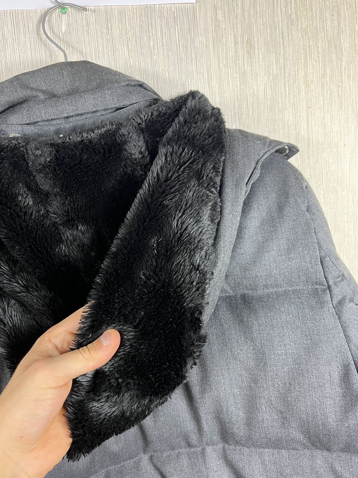Designer × The Kooples The Kooples wool down puffer jacket hooded leather acs Size US M / EU 48-50 / 2 - 25 Thumbnail