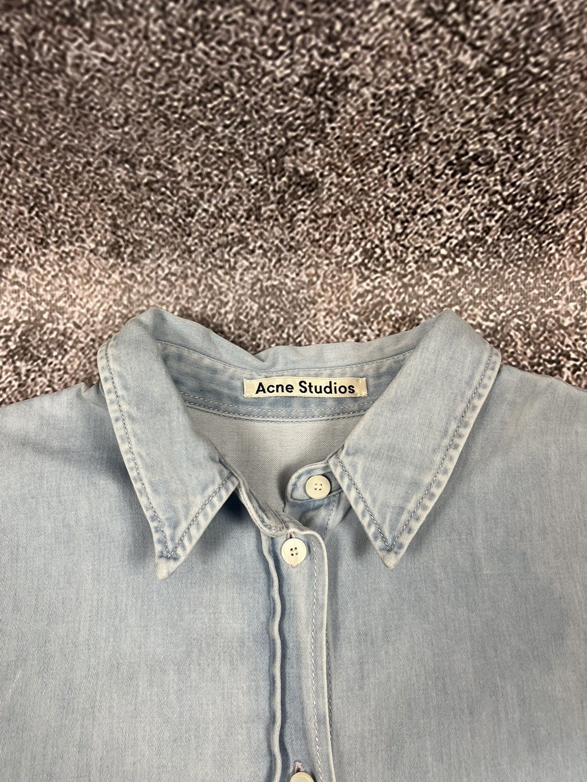 Acne Studios Acne Studios Jetson oversized denim shirt Size S / US 4 / IT 40 - 12 Thumbnail
