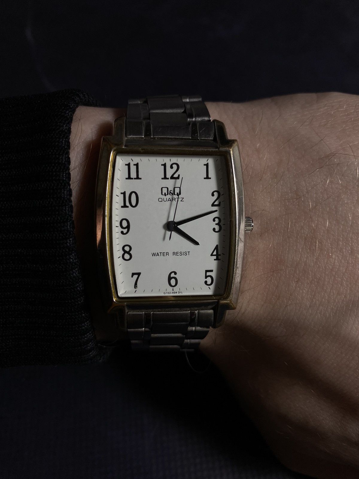 Jewelry Q&Q Quartz Rectangular Watch – Classic Appeal Japanese Brand Size ONE SIZE - 5 Thumbnail