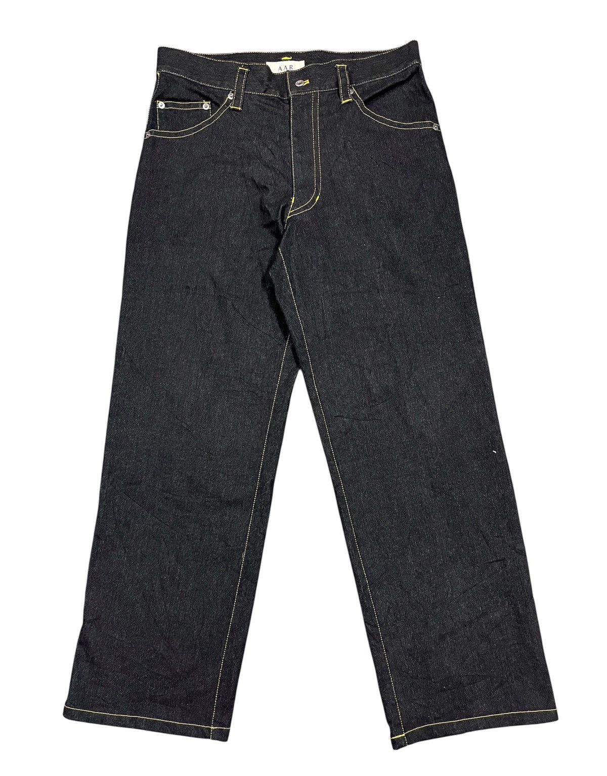 Yohji Yamamoto A.A.R YOHJI DESIGN STUDIO DENIM STRECH Size US 31 - 1 Thumbnail