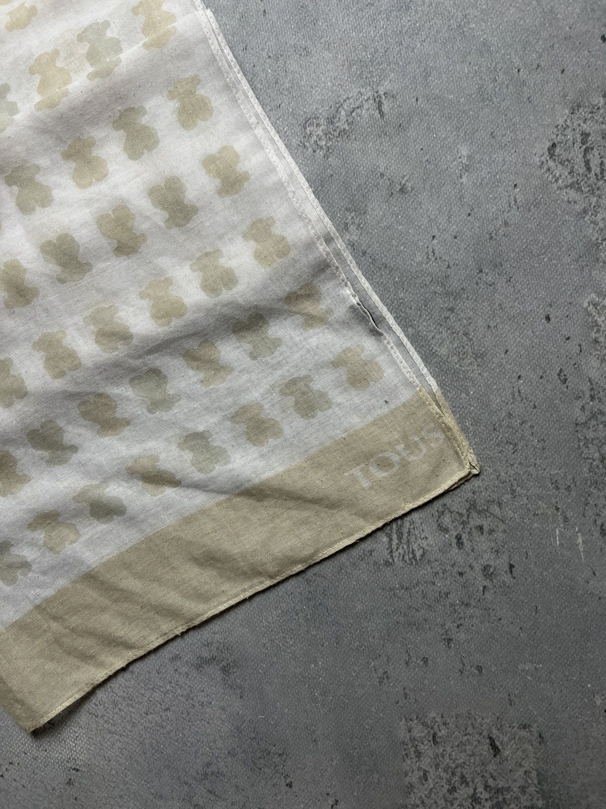 TOUS 🐻 Tous Monogram Bears Logo Scarf y2k Lux Size ONE SIZE - 10 Thumbnail
