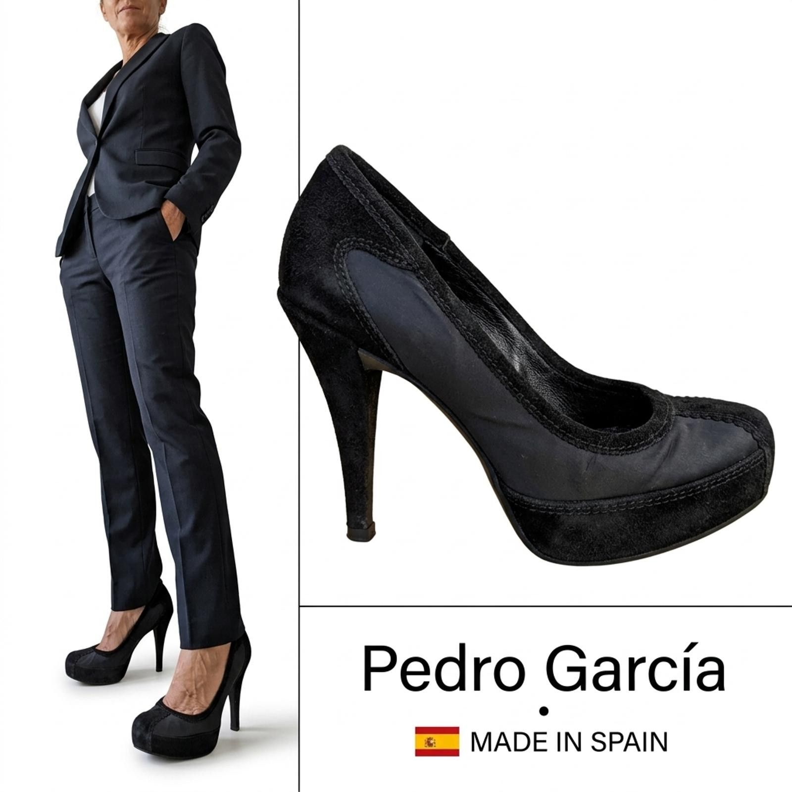 Other Pedro García Women Pumps Spain Platform Shoes1 Satin US 7 Size US 7 / IT 37 - 1 Thumbnail