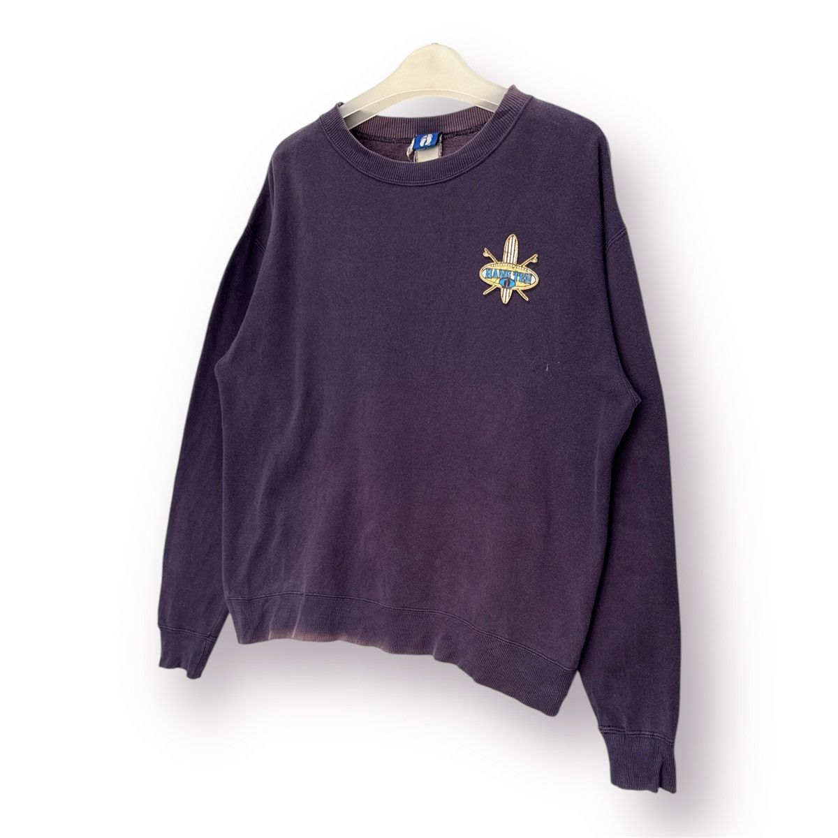 Hang Ten 🔥 Vintage 90's Hang Ten surfwear sunfaded sweatshirt Size US S / EU 44-46 / 1 - 3 Thumbnail