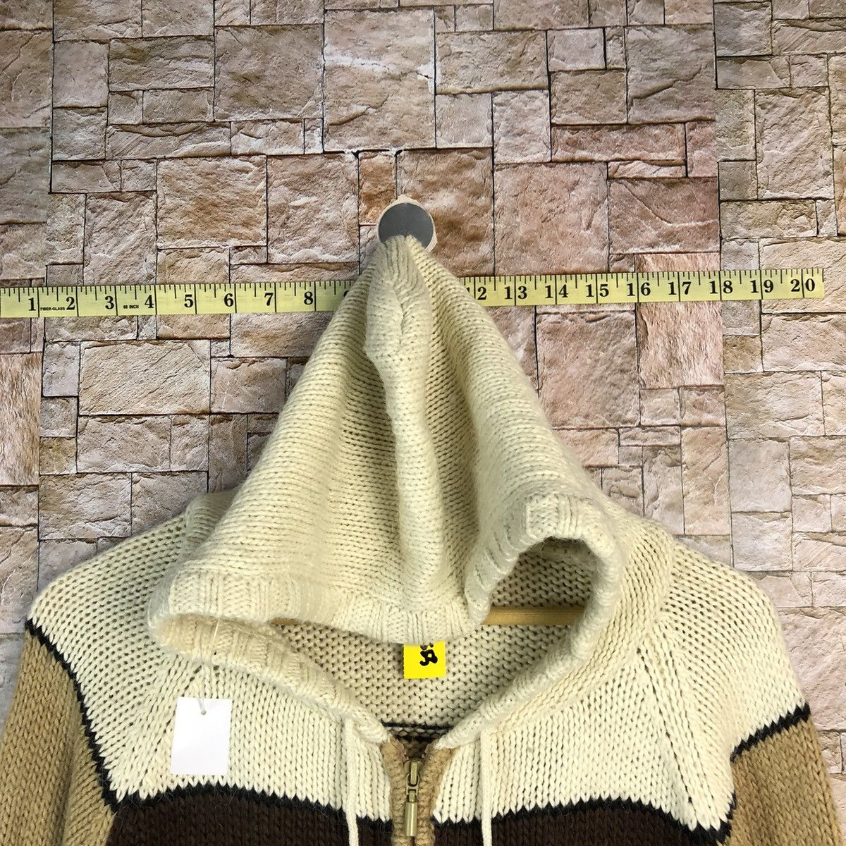 Homespun Knitwear × Japanese Brand Pendora Brown Hoodie Knitwear sweater #A653 Size US M / EU 48-50 / 2 - 5 Thumbnail